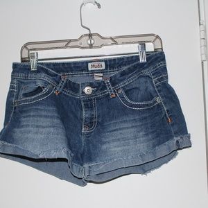 Denim shorts